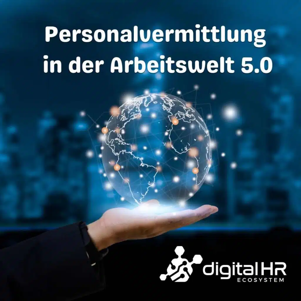 Eine Hand hält eine leuchtende, vernetzte Weltkugel in der Hand