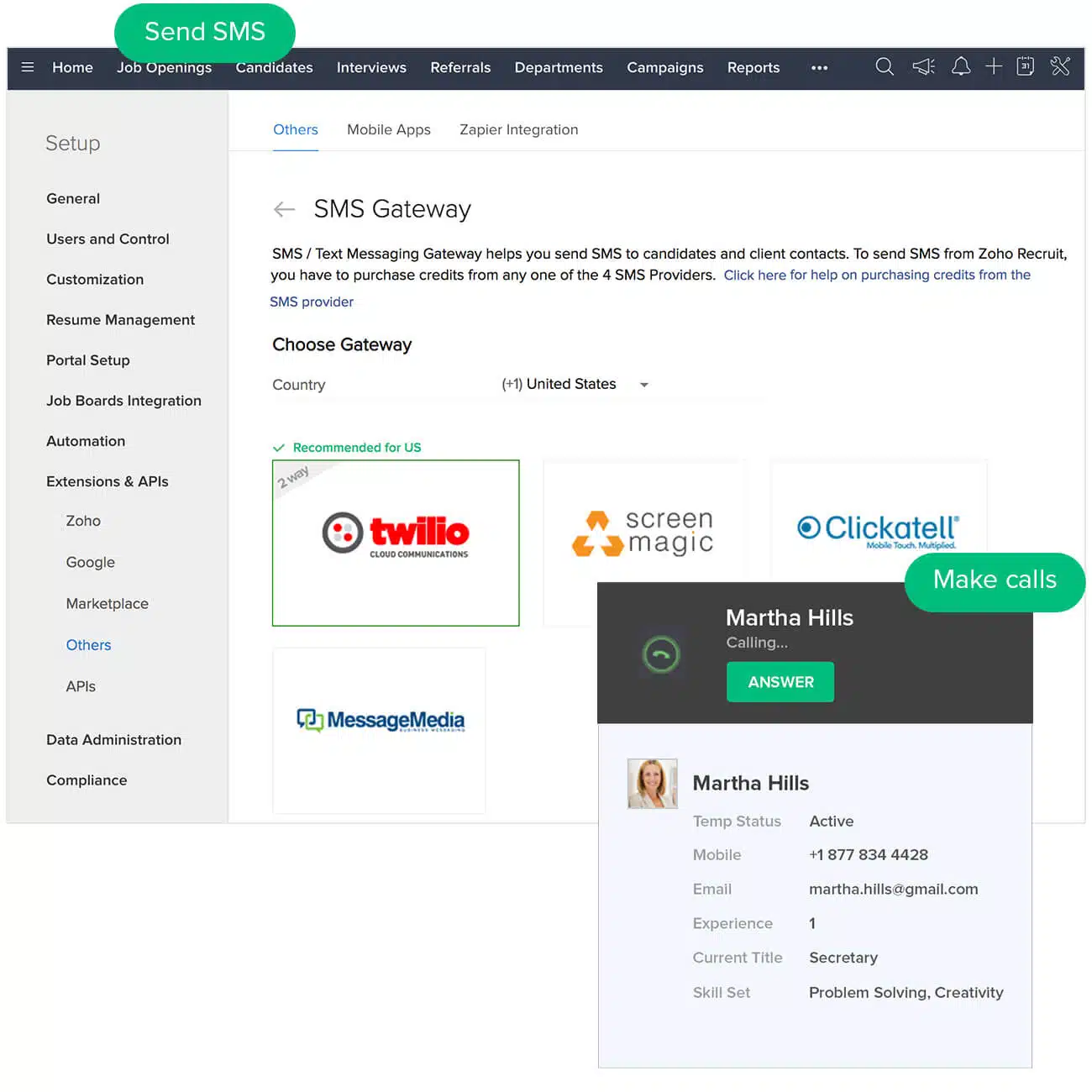 50 + Integrationen zu Drittsystemen