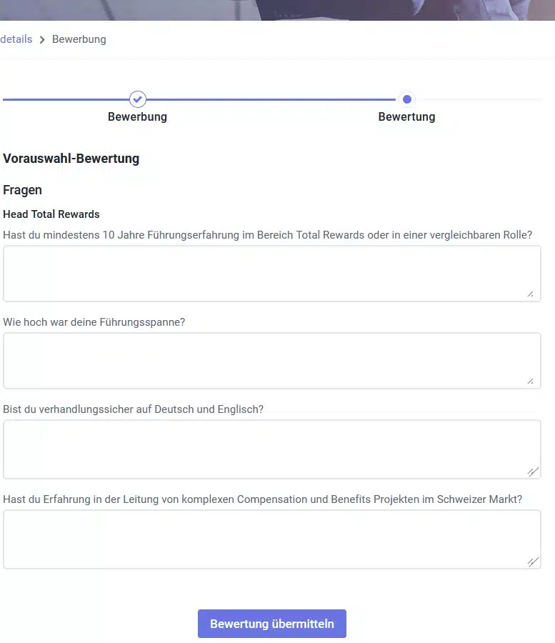 Prescreening Assessment