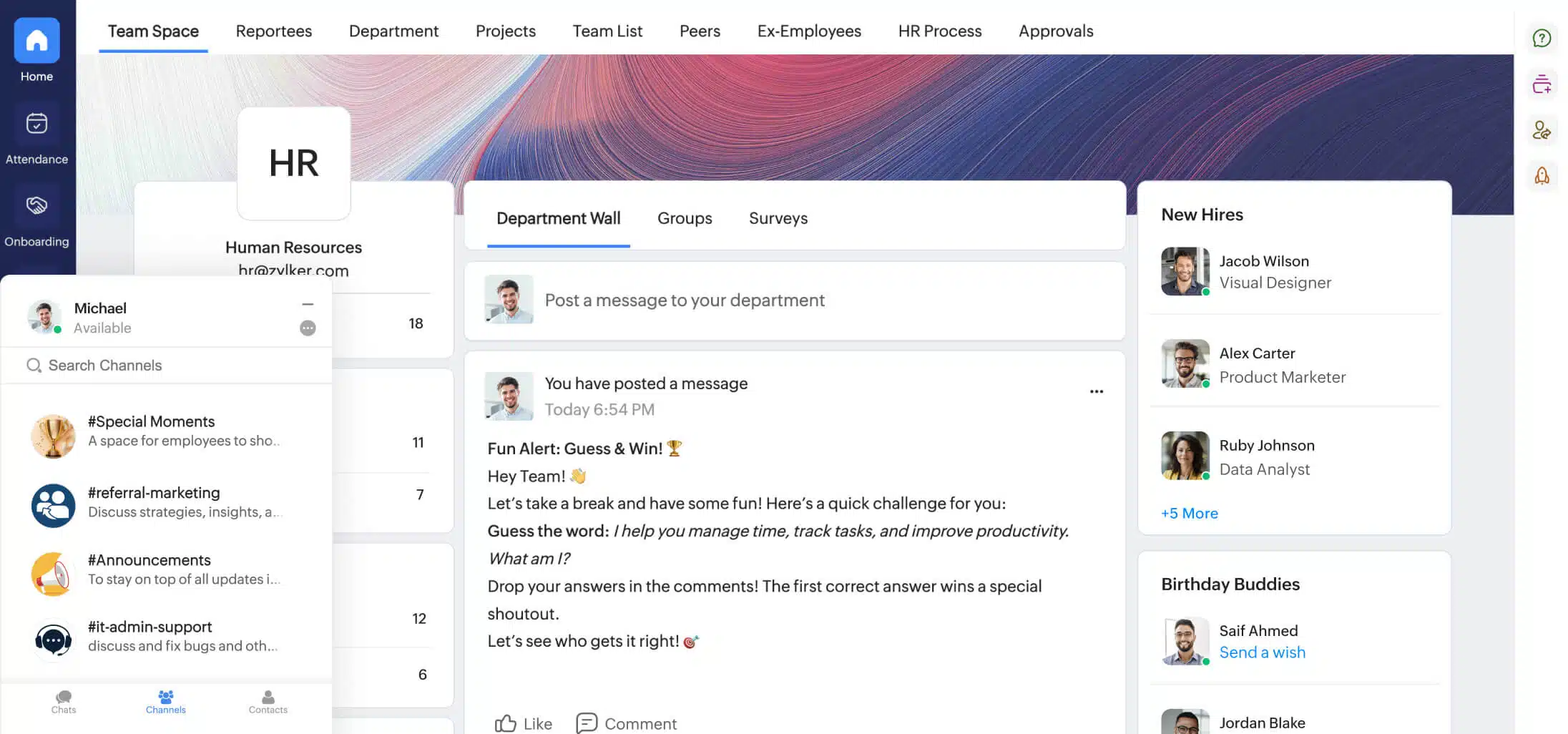 Zusammenarbeitsdashboards