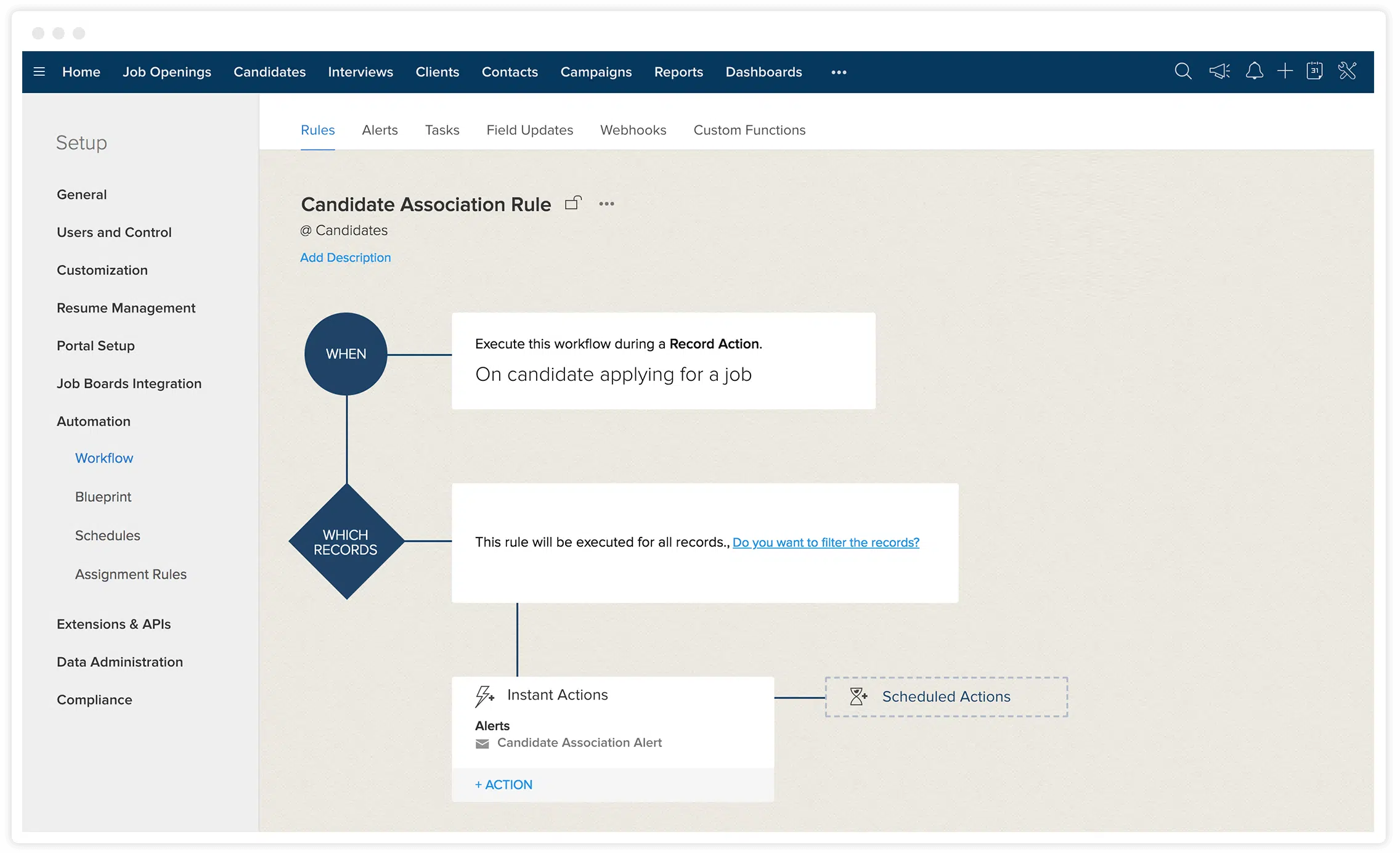 Automatisiertes AI Bewerbungsscreening