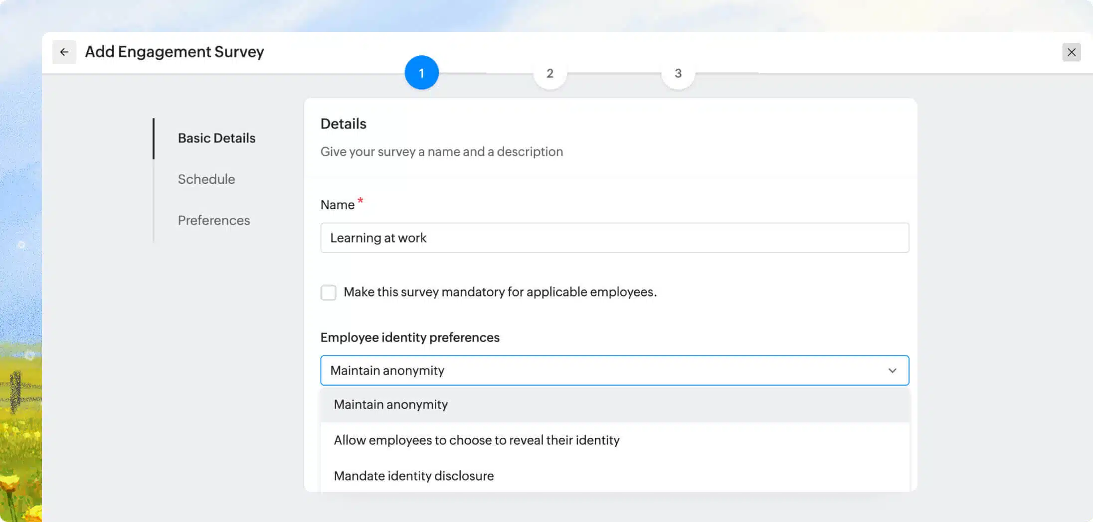 Benutzerdefinierte Mitarbeiterumfragen