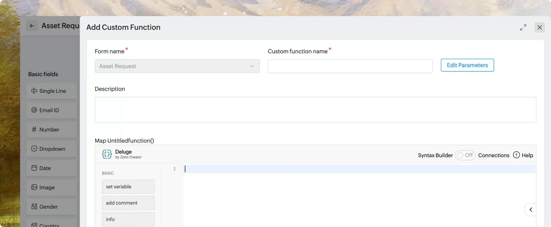 Programmierung individueller Funktionen
