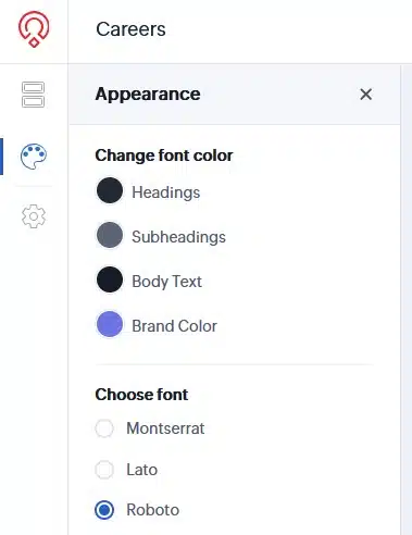 Anpassung an die Corporate Design Standards