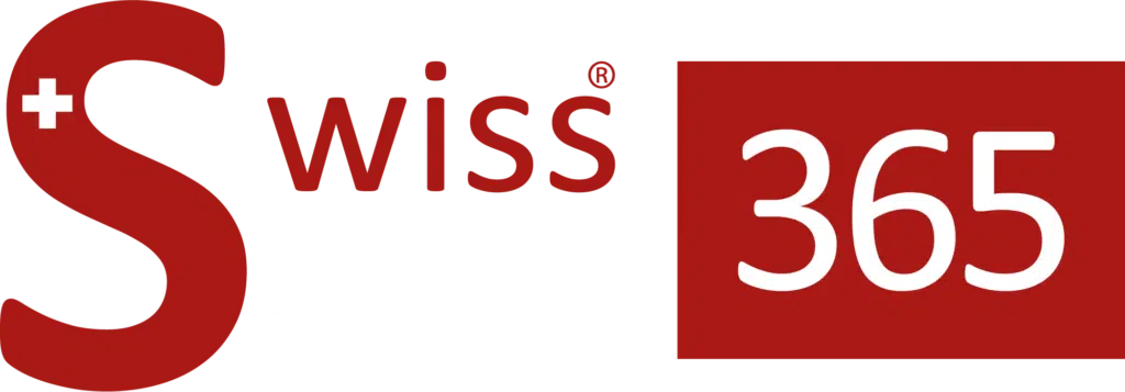 Swiss Salary 365-Logo – Ihre vertrauenswürdige Lohn- und Gehaltsabrechnungslösung für eine nahtlose, ganzjährige Gehaltsverwaltung in der Schweiz.
