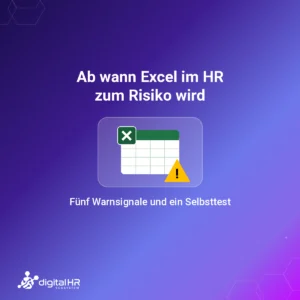 Grafik: Ab wann Excel im HR zum Risiko wird